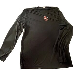 Sport-Tek Grim Reaper Graphic Long Sleeve Shirt Black Gothic Unisex L